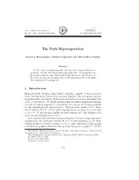 The Path Hyperoperation
