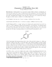 Chemistry of Mountain Dew [35] Scientiﬁc Mathematics Round