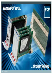 Compactpci Serial ...The Smart Solution
