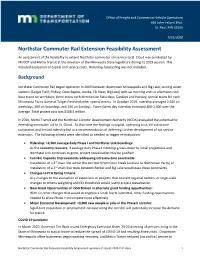 Northstar Commuter Rail Extension Feasibility Assessment: Summary