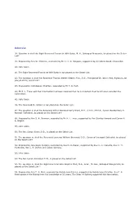 Select List 38. Question Is Shall the Right Reverend Francis De Witt Batty, M. A., Bishop of Newcastle, Be P