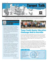 Target Talk Texas Hunter Education Program