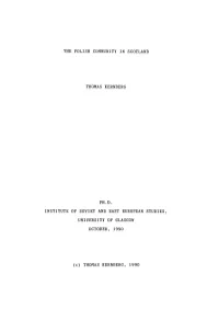 The Polish Community in Scotland Thomas Kernberg