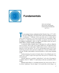 1 Fundamentals