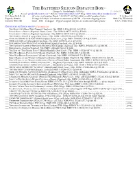 BSDB Price List (Winter 2010)