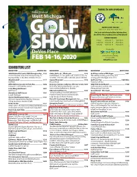 FEB 14 16, 2020 Grgolfshow.Com