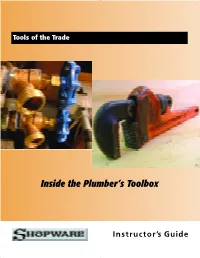 Inside the Plumber's Toolbox