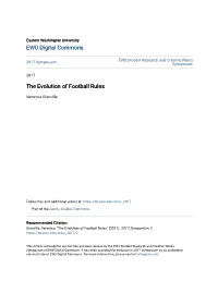 The Evolution of Football Rules