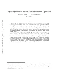 Tightening Curves on Surfaces Monotonically with Applications