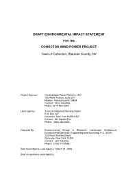 Draft Environmental Impact Statement