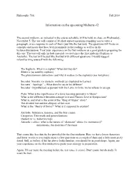 Information on the Upcoming Midterm #2