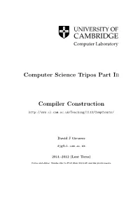 UNIVERSITY of CAMBRIDGE Computer Laboratory