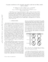 Computer Simulations on the Sympatric Speciation Modes for The