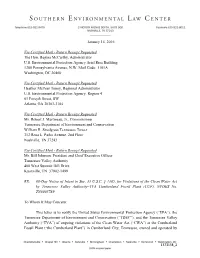 Return Receipt Requested the Hon. Regina Mccarthy, Administrator US