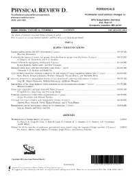 Table of Contents (Print)