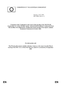 1056 Rev 1 Comments of the Community on the Report Of