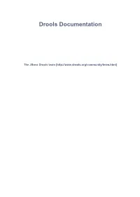 Drools Documentation