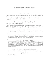 ELLIPTIC COMPLEXES and INDEX THEORY 1. Sobolev Theory on R
