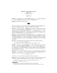 Math 161: Category Theory in Context Problem Set 31 Due: March 3, 2015