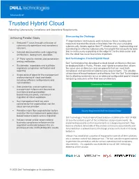 Trusted Hybrid Cloud Balancing Cybersecurity Compliance and Operational Requirements