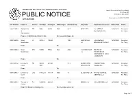 Public Notice &gt;&gt; Licensing and Management System Admin &gt;&gt;