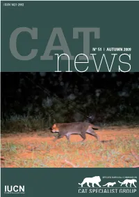 Cats on the 2009 Red List of Threatened Species