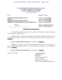 Chapter 11 Cases