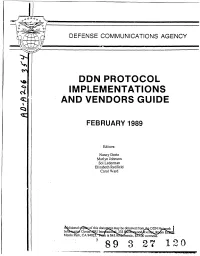 DDN (Defense Data Network)