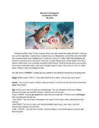 Maneater (Videogame) Jumpchain CYOA by Ovid Welcome to Man