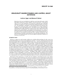 Spacecraft Swarm Dynamics and Control About Asteroids