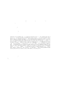 THE STRUCTURE of RINGS of QUOTIENTS Gary F. Birkenmeier1