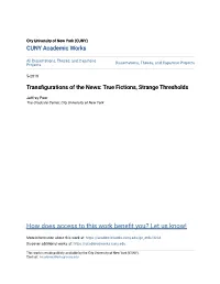 True Fictions, Strange Thresholds