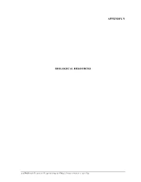 Appendix N Biological Resources\1-Coversheet Appen N.Doc