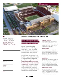 Texas A&M University Kyle Field Renovation
