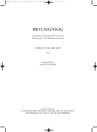 Brycheiniog Vol 44:44036 Brycheiniog 2005 2/10/13 08:23 Page 1