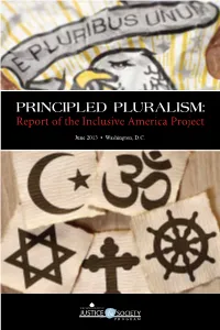 Principled Pluralism: Report of the Inclusive America Project