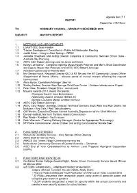 Agenda Item 7.1 REPORT Report No