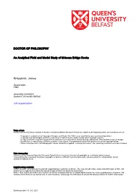 An Analytical Field and Model Study of M-Beam Bridge Decks