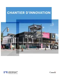 Chantier D'innovation