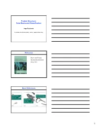 Protein Structure: Data Bases and Classification