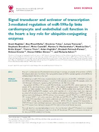 Signal Transducer and Activator of Transcription 3-Mediated Regulation