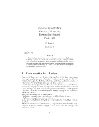 Caustics by Reflection Curves of Direction Rational Arc Length Part