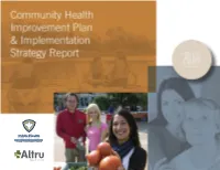 Community Health Improvement Plan & Implementation Strategy Report