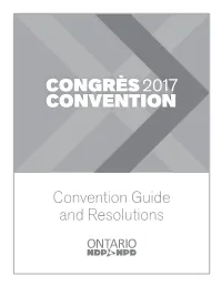 Convention Guide and Resolutions