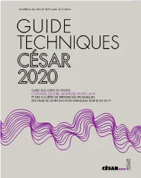 Guide Technique César 2020