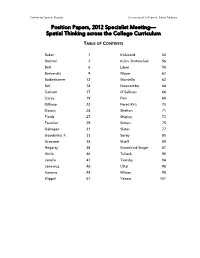 Spatial Thinking Across the College Curriculum
