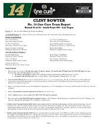 CLINT BOWYER No