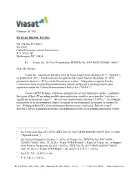 February 18, 2021 by ELECTRONIC FILING Ms. Marlene H. Dortch