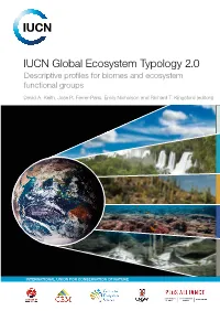 IUCN Global Ecosystem Typology 2.0 Descriptive Profiles for Biomes and Ecosystem Functional Groups