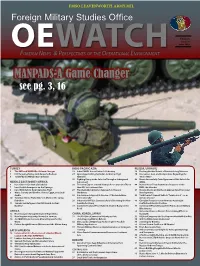MANPADS-A Game Changer See Pg